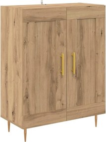 vidaXL Highboard 2 pcs Artisan Oak 69,5 x 34 x 180 εκ.