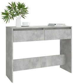 vidaXL Τραπεζάκι κονσόλα Γκρι Σκυρ. 100x35x76,5 εκ. Επεξεργασμένο Ξύλο
