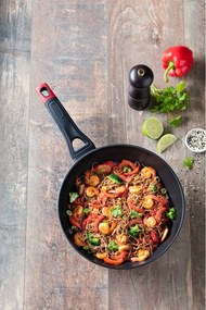 Τηγάνι Wok Pyrex Μαύρο Αλουμίνιο