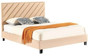 Κρεβάτι Franky (Για Στρώμα 160x200cm) 279-000007 206x166x116,5cm Beige Διπλό