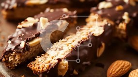 Σετ των 2 Intra Συλλεκτικό Ξύλινο Παζλ Plywood 4mm - Μπισκότα αμυγδάλου με επικάλυψη σοκολάτας Σε Ξύλινο Κουτί - Διαστάσεις: 10x10 cm – 25 κομμάτια