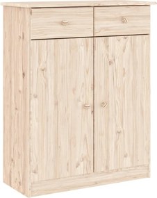 vidaXL Ντουλάπι ALTA 77 x 35 x 188 εκ. από Μασίφ Ξύλο Πεύκου