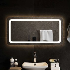 vidaXL Καθρέφτης Μπάνιου με LED 100x50 εκ.