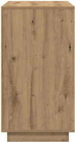 vidaXL Πλαϊνό γραφείο Artisan Oak 80 x 40 x 75 εκ. Επεξεργασμένο ξύλο