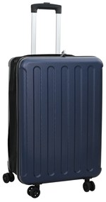 vidaXL Αναδιπλούμενη Βαλίτσα Σκληρού Κελύφους 24'' Σκούρο Μπλε 43x27x66 εκ ABS