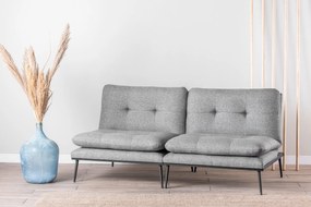 Τριθέσιος Καναπές Κρεβάτι Γκρι RANAS 95x180x95