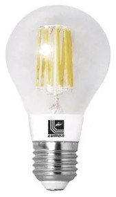 Λάμπα COG LED 8W Ε27 αχλάδι διάφανη ντιμαριζόμενη LUMEN 13-27218009