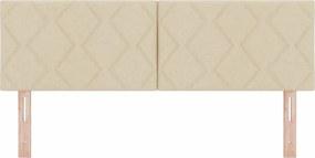 vidaXL Κεφαλάρι Κρεμ 160 cm ύφασμα