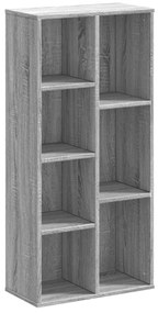 vidaXL Βιβλιοθήκη Γκρι Sonoma 50x25x105 εκ. από Επεξεργ. Ξύλο