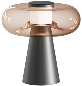 Φωτιστικό Επιτραπέζιο 25276 Φ35x35cm Dim Led 740lm 18W 3000K Tawny Brown-Black