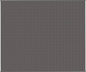 vidaXL Κουβέρτα Βαρύτητας Γκρι 220 x 260 εκ. 11 κ. Υφασμάτινη