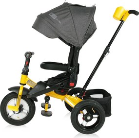 CHILDREN TRICYCLE JAGUAR AIR BLACK &amp; YELLOW