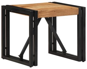Τραπεζάκι σαλονιού 40x40x35 cm μασίφ ξύλο ακακίας - Καφέ