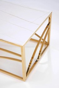Uni 2 Τραπεζακι Σαλονιου Γκρι Μαρμαρο 120x60x45