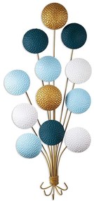 Κρεμάστρα Τοίχου Speckle 930DYU1299 50x4x100cm Multi Wallity Μέταλλο