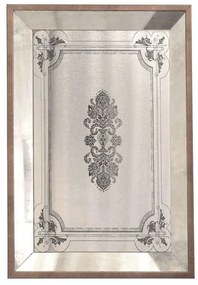 Καθρέπτης Τοίχου MAF117 36x50,5cm Silver Espiel Glass,Polyresin