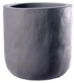 Supergreens Γλάστρα Τσιμεντένια Στρογγυλή "StoneCast" Γκρι 25x25x25 εκ.