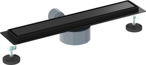 vidaXL Σιφόνι ντους 2-σε-1 με 360° σιφόνι Μαύρο 50 cm