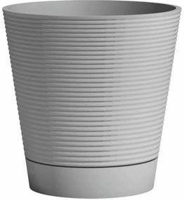 Αυτοποτιστικη Γλάστρα Garden ID Γκρι 40 cm