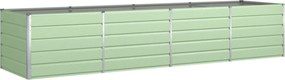 vidaXL Γλάστρα Παστέλ Πράσινο 385 x 100 x 75 εκ Επικαλυμμένος Χάλυβας
