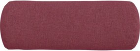 vidaXL Μαξιλάρια Στήριγμα 2 pcs Κόκκινο Ø 25 x 70 cm ύφασμα
