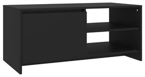 vidaXL Τραπεζάκι Σαλονιού Μαύρο 102x50x45 εκ. από Επεξεργασμένο Ξύλο