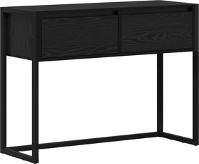 vidaXL End Table Μαύρη Οξυά 100 x 36 x 75 εκ. Επεξεργασμένο ξύλο
