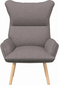 vidaXL Πολυθρόνα Taupe 69 x 74 x 93 εκ. Ύφασμα και Κόντρα Πλακέ