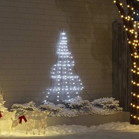 vidaXL LED Χριστουγεννιάτικο Δέντρο Ψυχρό λευκό 511 εκ Μέταλλο
