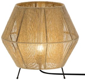Φωτιστικό Επιτραπέζιο Zaira 4214202 30x25,5cm 1xE27 40W Beige-Black Viokef Rope