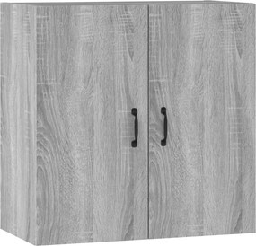 vidaXL Ντουλάπι Τοίχου Γκρι Sonoma 60x31x60εκ. Επεξεργασμένο Ξύλο