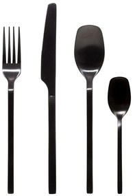 Μαχαιροπίρουνα (Σετ 24Τμχ) Modern Wood 07.176941 Black 24 τμχ Stainless Steel