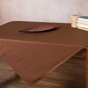 Τραπεζομάντηλο (135x135) Silk Fashion Nelly Brown