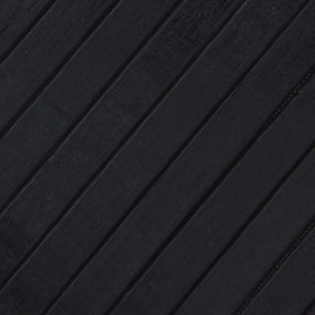 vidaXL Χαλί Ορθογώνιο Μαύρο 100 x 400 εκ. Μπαμπού