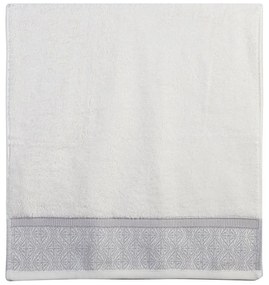 Πετσέτα Kleran Ecru-Grey Nef-Nef Face 50x90cm 100% Cotton
