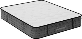 Στρώμα Diamond pakoworld pocket spring+ gel memory foam 25-27cm 140x200εκ