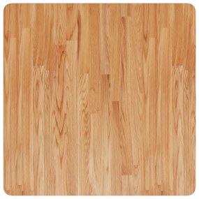 vidaXL Επιφάνεια Τραπεζιού Τετράγωνη Αν. Καφέ 70x70x4 εκ. Ξύλο Δρυς