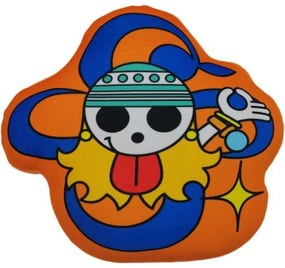 Μαξιλάρι One Piece Πορτοκαλί πολυεστέρας Έντυπη