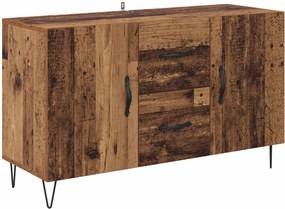 vidaXL Πλαϊνό γραφείο Παλιό Ξύλο 100 x 36 x 60 εκ. Επεξεργασμένο Ξύλο