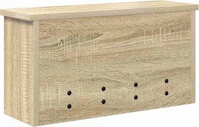 vidaXL Τοίχου Κρεμάστρα Δρύς Sonoma 50 x 16 x 26 εκ