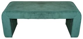 Σκαμπό Gagga Inart βελούδο σε πράσινη απόχρωση 110x40x45εκ