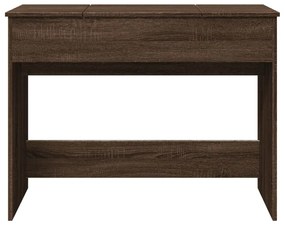 vidaXL Μπουντουάρ με Καθρέφτη Καφέ Δρυς 100x45x76 εκ.