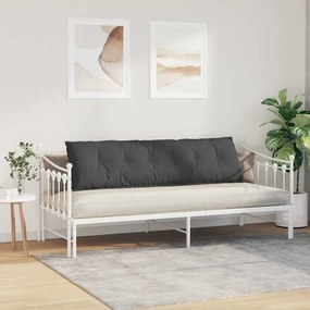 vidaXL Μαξιλάρι Πλάτης Σκούρο Γκρι 180 x 50 x 19 cm