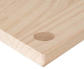 vidaXL Επιφάνεια Γραφείου 110 x 60 x 2,5 εκ. από Μασίφ Ξύλο Πεύκου
