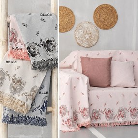 Ριχτάρι Καναπέ Διθέσιου (180x250) Palamaiki Rodos Μαύρο