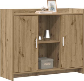 vidaXL Πλαϊνό γραφείο Artisan Oak 98,5 x 33 x 80 εκ Επεξεργασμένο Ξύλο