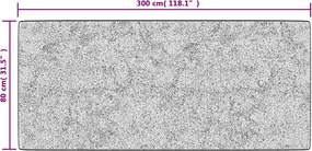 vidaXL Χαλί Πλενόμενο Πολύχρωμο 80 x 300 εκ.