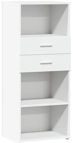 vidaXL Ντουλάπι Μαύρο 50x42,5x124 εκ. από Επεξεργασμένο Ξύλο