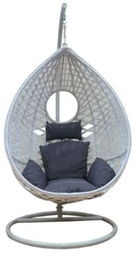 ZITA PLUS NEST25 ΛΕΥΚΗ 96Χ116/Φ102Χ200εκ. ΜΕΤΑΛΛΙΚΗ  07.0025