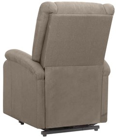 vidaXL Πολυθρόνα με Ανύψωση Taupe Υφασμάτινη
